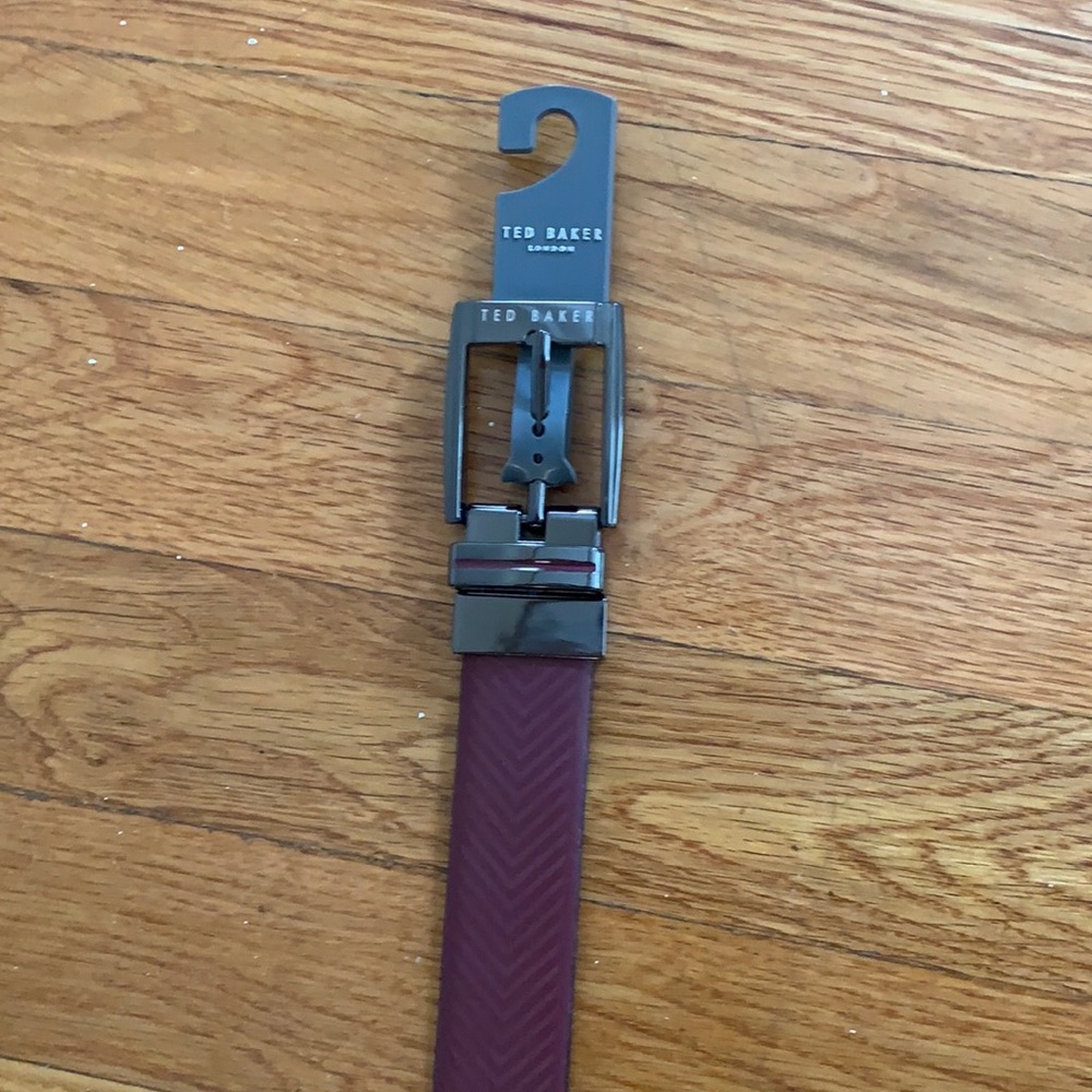 Ted Baker men's reversible brown belt size 34